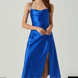 ASTR THE LABEL GAIA SLIP DRESS